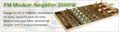 RF Module Amplifier 2000 Watt